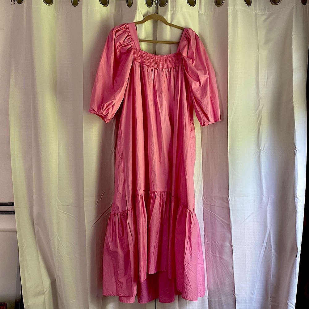 H&M Pink Puff Sleeve Dress